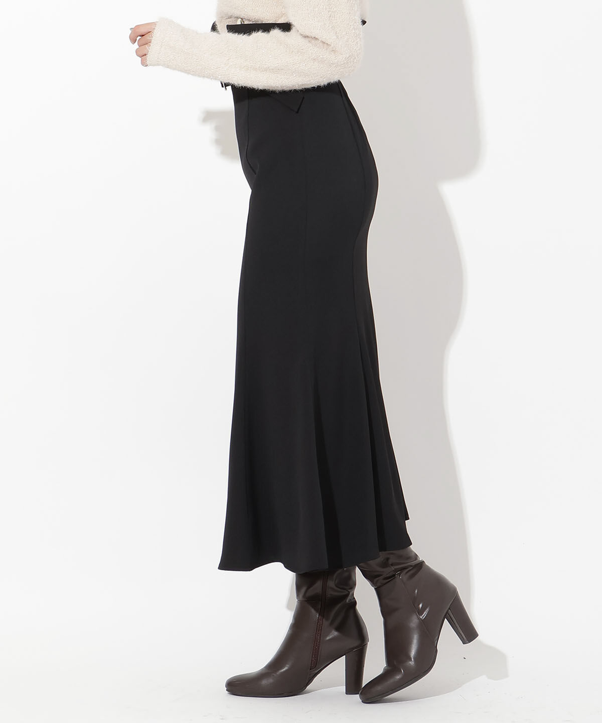 アンドクチュール「ウエスト折り返しマーメイドスカート」|スカート|