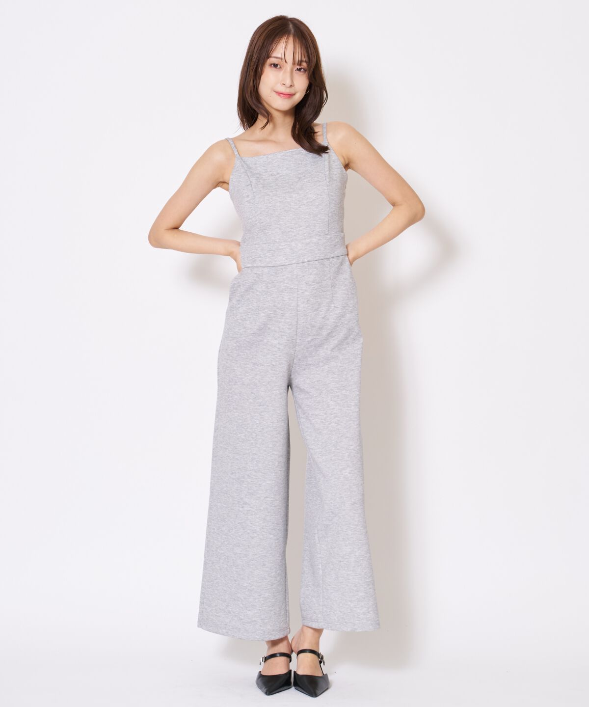 アンドクチュール「刺繍パーカー&times;オールインワン」|オールインワン|