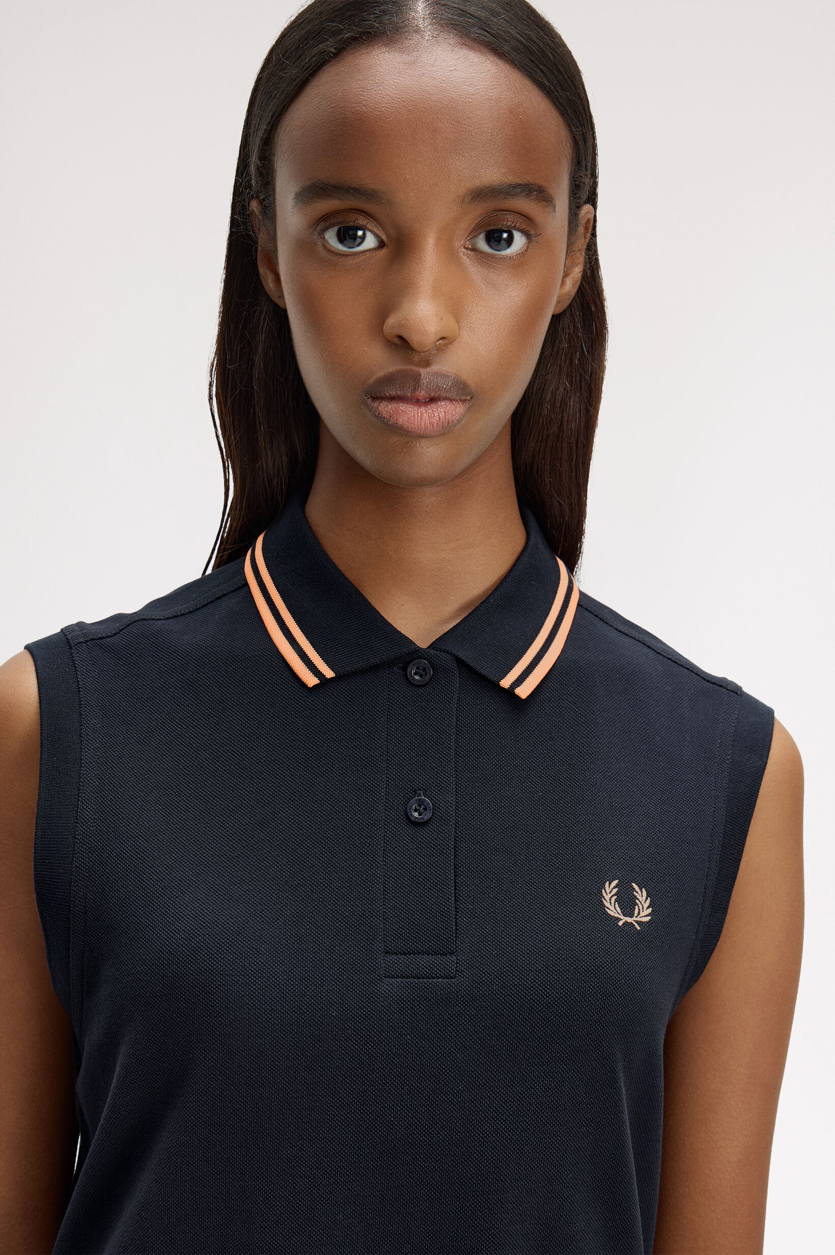 FRED PERRY 「The Sleeveless Fred Perry Shirt Dress」|ワンピース|