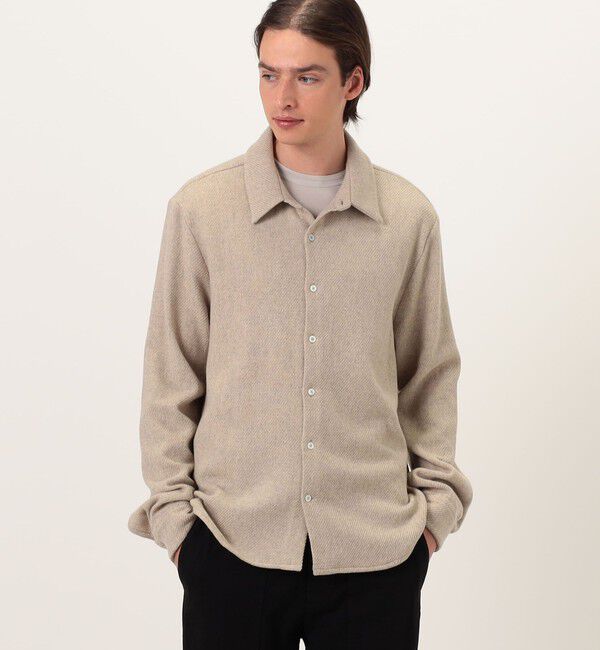 JAMES PERSE「カシミヤウールツイルシャツ MWST3821」|シャツ・ブラウス|