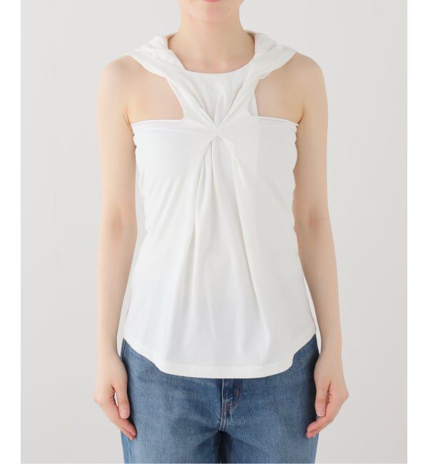 PULP「【Geek Office / ギークオフィス】NACHE / ナチェ PINCHED HOODIE SLEEVELESS」|タンクトップ|