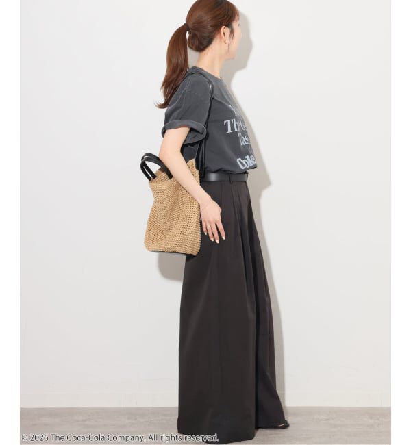 JOURNAL STANDARD relume「コットンナイロンタックワイドロングパンツ」|チノ|