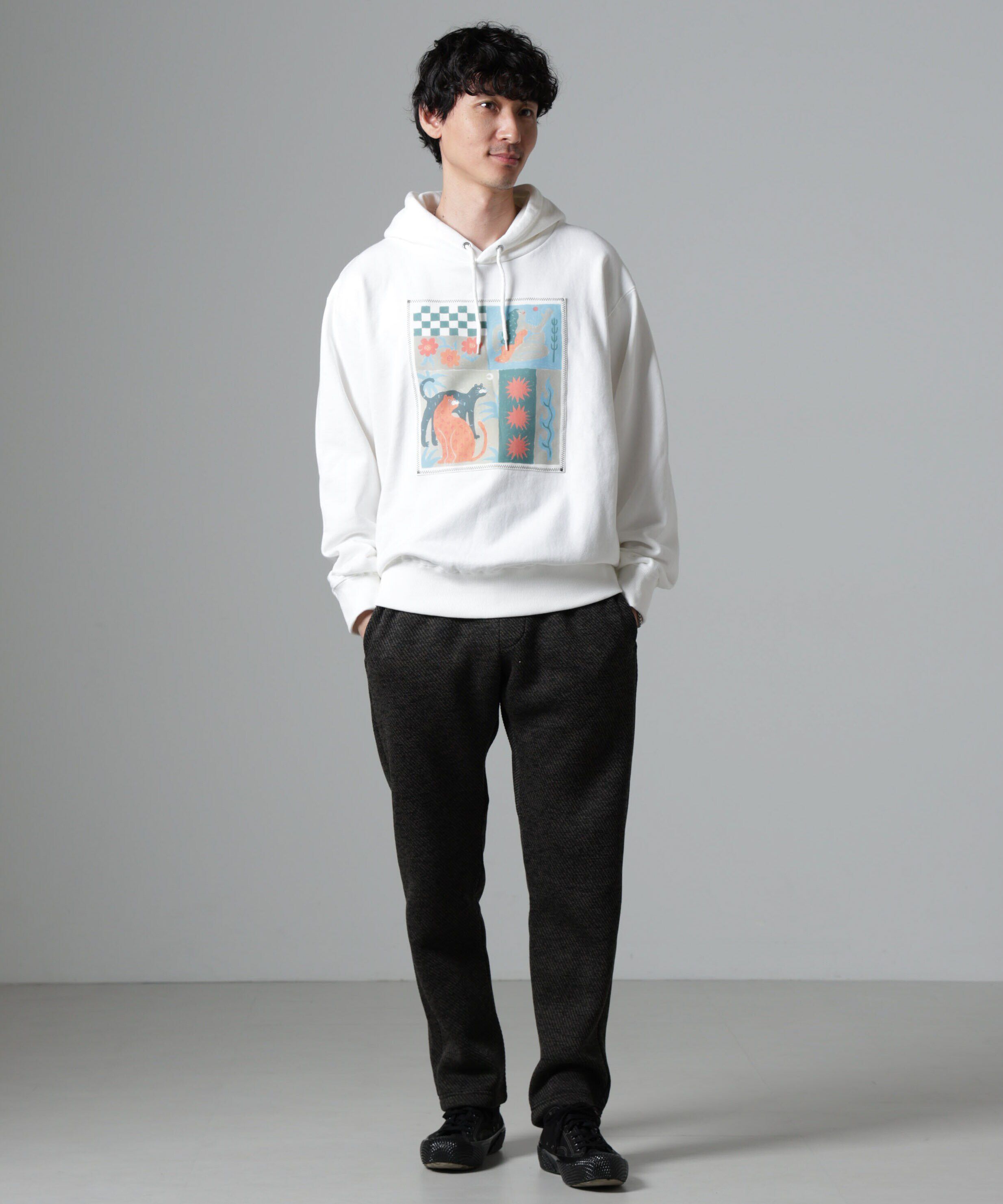 nano･universe「｢Toyameg｣modern academic リメイクプルオーバーパーカー」|Tシャツ・カットソー|