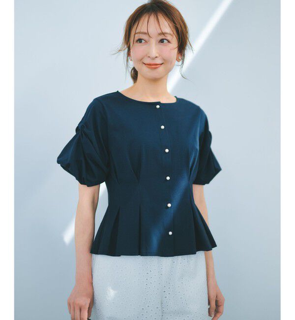 組曲「【美人LABコラボ】ビューティーファンクションジャージー パールコルセットトップス」|Tシャツ・カットソー|