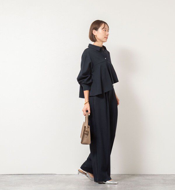 NOLLEY'S「【一部WEB限定色アイテム】ウォッシャブルウエストゴムセミワイドパンツ」|その他|