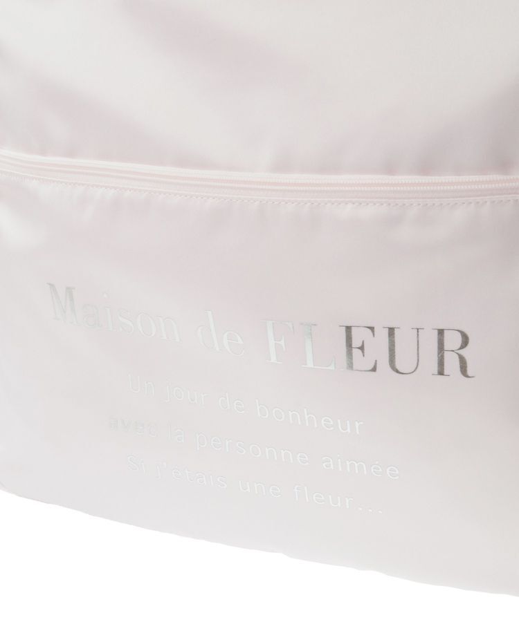 Maison de FLEUR「サテンキャリーオンバッグ」|トートバッグ|