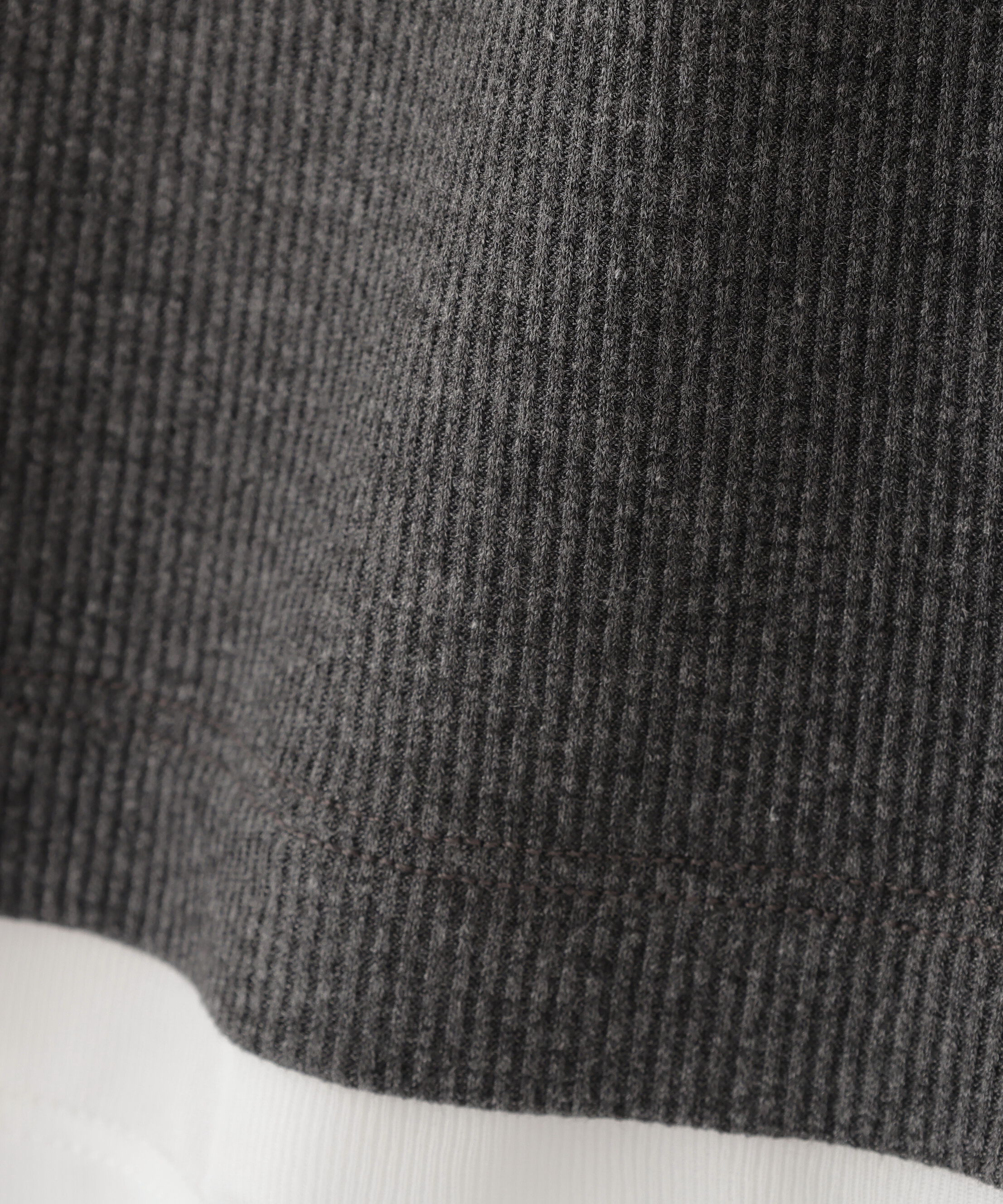 PROPORTION BODY DRESSING「＜ウォッシャブル＞レイヤード風テレコ 25AW」|Tシャツ・カットソー|
