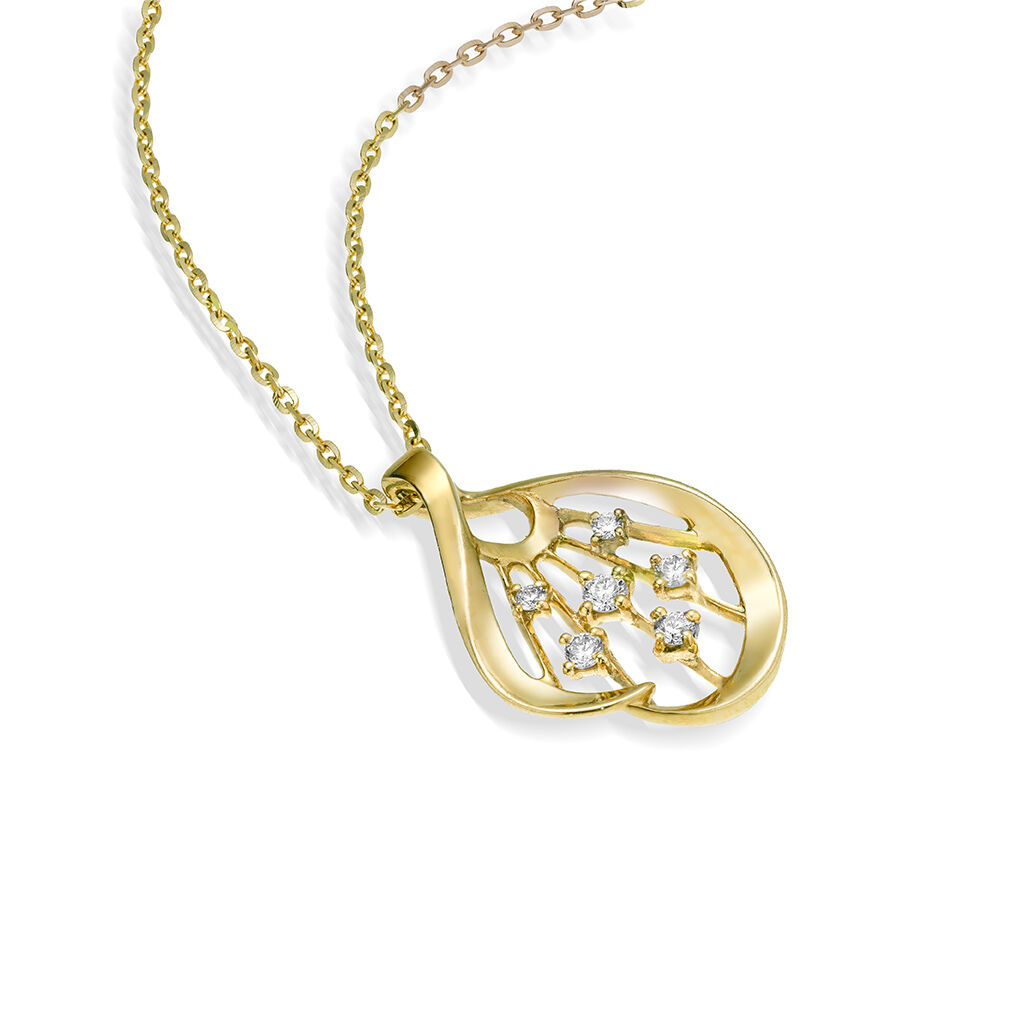 STAR JEWELRY「DIAMOND PETAL VEINS」|ネックレス|