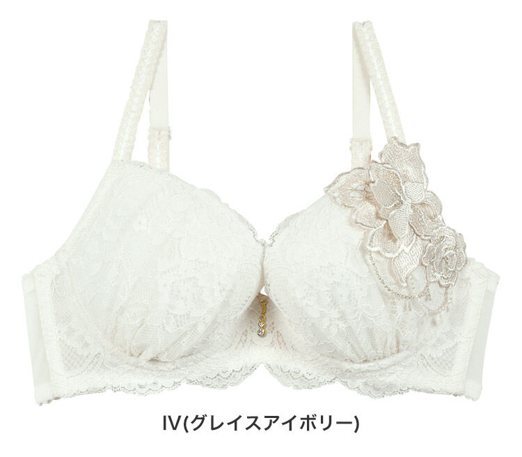 intesucre「アンテシュクレ narue&times;intesucre ブラジャー単品 B-F/65-75 IBT343」|インナー|IV