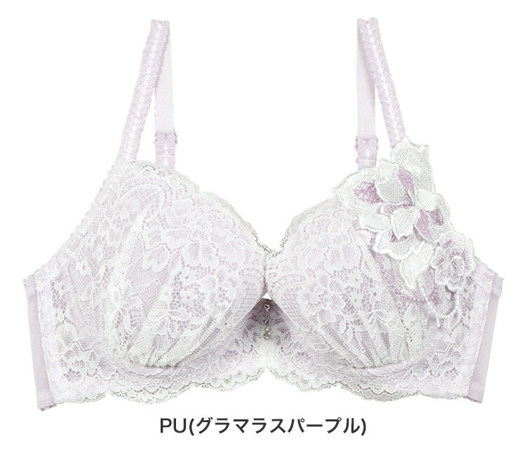 intesucre「アンテシュクレ narue&times;intesucre ブラジャー単品 B-F/65-75 IBT343」|インナー|PU