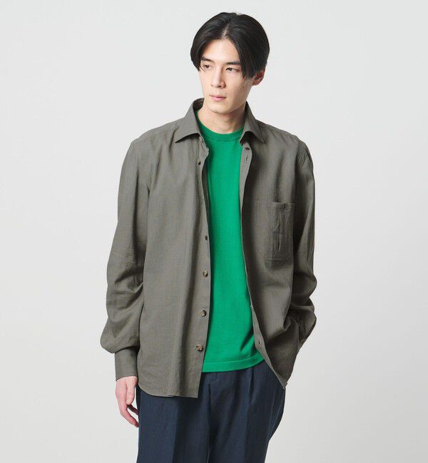 UNITED ARROWS「＜ERRICO FORMICOLA＞GIANNI/ ソリッドシャツ」|カーディガン|