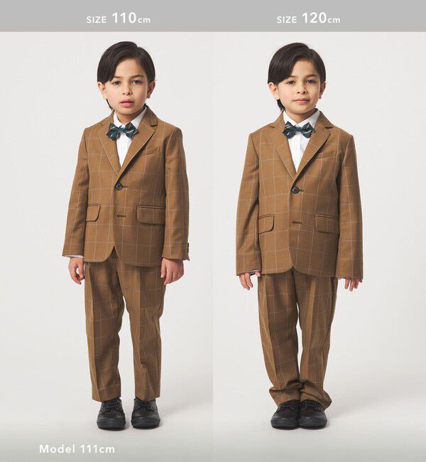 UNITED ARROWS green label relaxing「ウィンドペン チェック パンツ / キッズ 110cm-130cm」|スーツ|