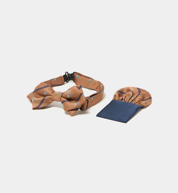 UNITED ARROWS green label relaxing「ボウタイ チーフ セット（クレスト） / キッズ  手洗い可能」|ネクタイ・蝶ネクタイ|ORANGE