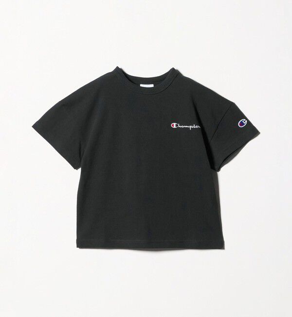 UNITED ARROWS green label relaxing「＜Champion＞ショート スリーブ Tシャツ / キッズ  110cm-130cm」|Tシャツ・カットソー|BLACK