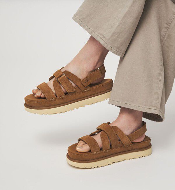 UNITED ARROWS green label relaxing「【WEB限定】＜UGG＞ゴールデンスター グリーム サンダル」|サンダル|MD.BROWN