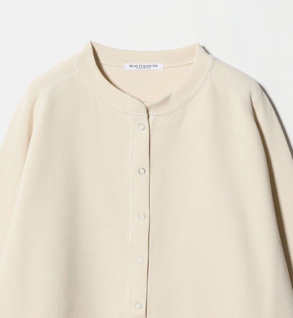 BEAUTY&YOUTH UNITED ARROWS「ダブルフェイス リングボタンカーディガン ウォッシャブル」|カーディガン|