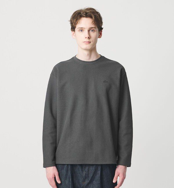 BEAUTY&YOUTH UNITED ARROWS「＜LACOSTE for BEAUTY&YOUTH＞ワントーン ロング スリーブ カットソー」|Tシャツ・カットソー|
