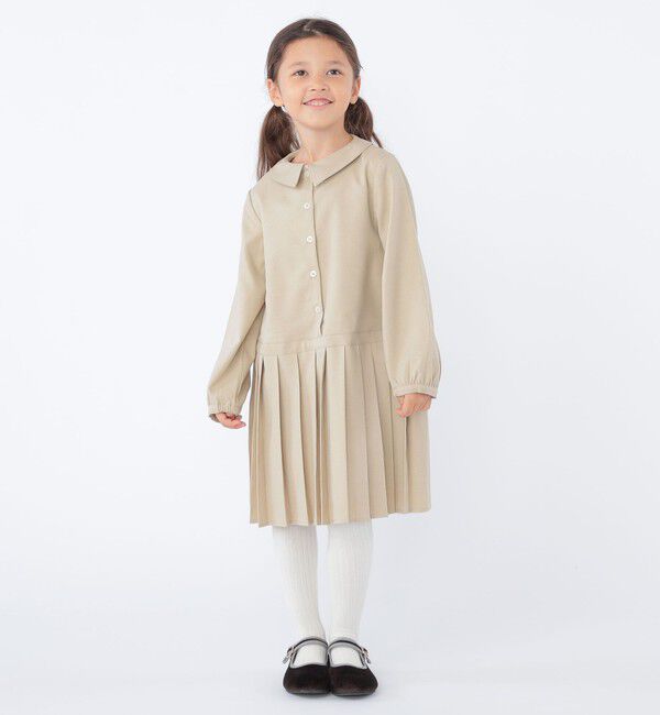 SHIPS KIDS「SHIPS KIDS:100～130cm / プリーツ 切替 ワンピース」|ワンピース|