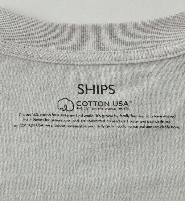 SHIPS「SHIPS: COTTON USA ポケット 長袖 Tシャツ ロンT」|Tシャツ・カットソー|