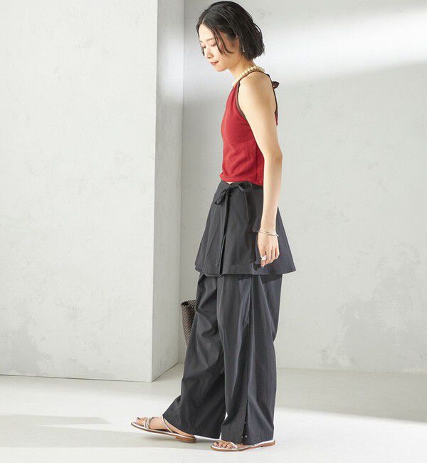 SHIPS for women「maroba:＜手洗い可能＞ドロスト ラッシュ パンツ」|その他|
