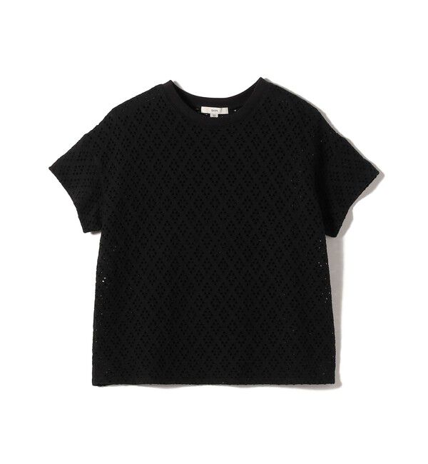 SHIPS for women「《一部追加予約》〈手洗い可能〉アイレット ショート スリーブ プルオーバー」|Tシャツ・カットソー|