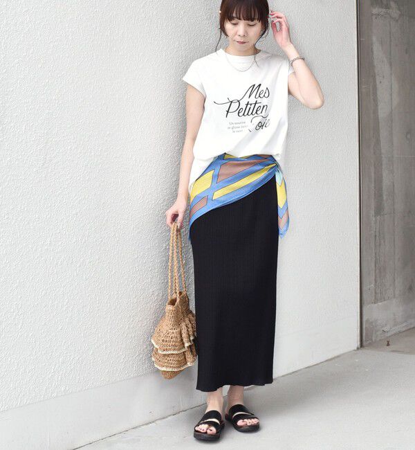 SHIPS Colors 「SHIPS Colors:〈接触冷感・UVカット〉26SS フレンチスリーブ ロゴT」|Tシャツ・カットソー|
