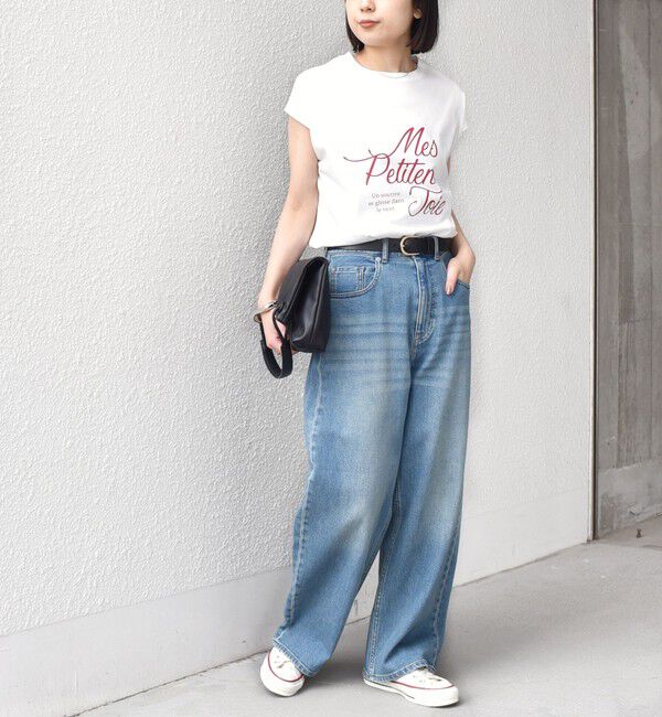 SHIPS Colors 「SHIPS Colors:〈接触冷感・UVカット〉26SS フレンチスリーブ ロゴT」|Tシャツ・カットソー|
