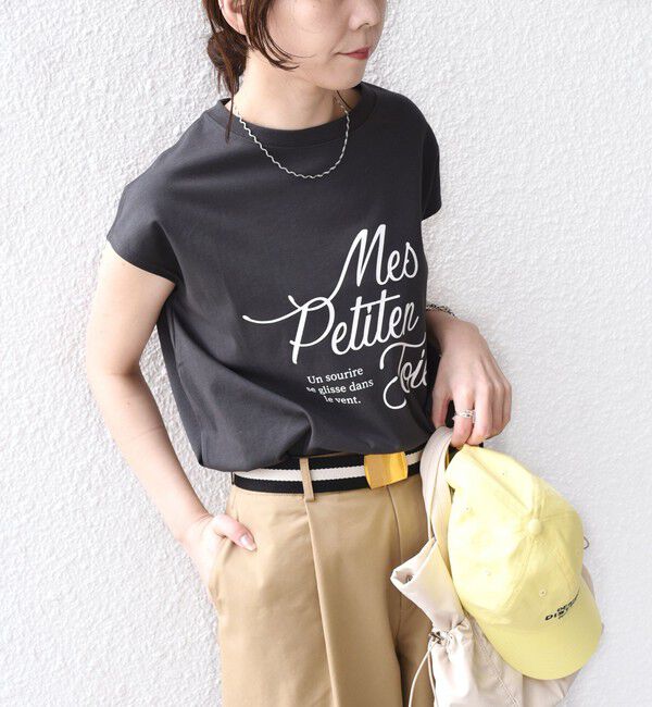 SHIPS Colors 「SHIPS Colors:〈接触冷感・UVカット〉26SS フレンチスリーブ ロゴT」|Tシャツ・カットソー|