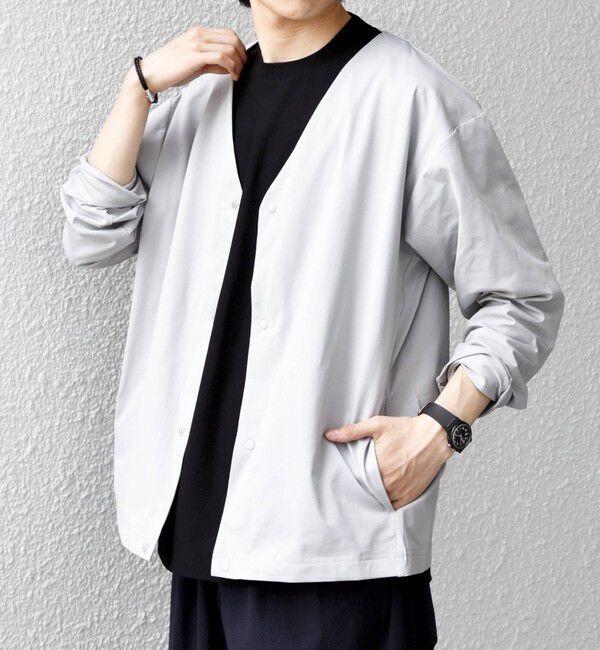 SHIPS any「【WEB限定】SHIPS any:〈吸水速乾/UVカット〉3点セットアップ Tシャツ＆カーディガン＆パンツ◆」|Tシャツ・カットソー|