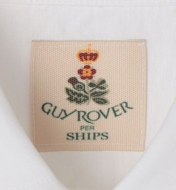 SHIPS「GUY ROVER: コットン/リネン ソリッド ワンピースカラー シャツ」|シャツ・ブラウス|