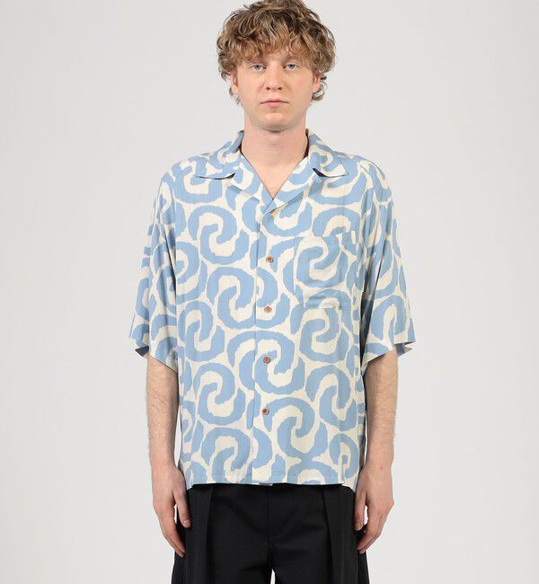 TOMORROWLAND BUYING WEAR「【別注】m's braque ポリエステル オープンカラー ハーフスリーブシャツ」|シャツ・ブラウス|