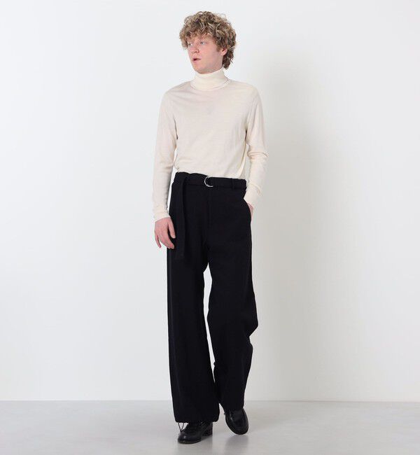 TOMORROWLAND BUYING WEAR「mando リネンウール ベルテッドパンツ」|その他|