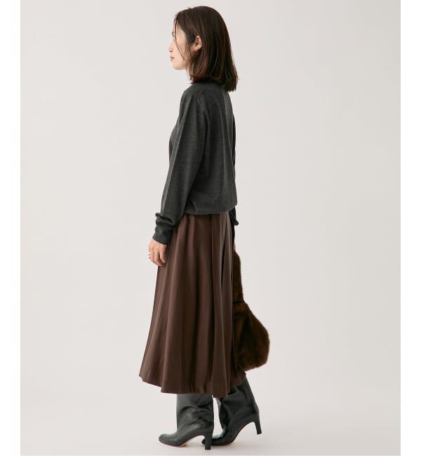 VERMEIL par iena「GLOW wool crew knit」|ニット・セーター|