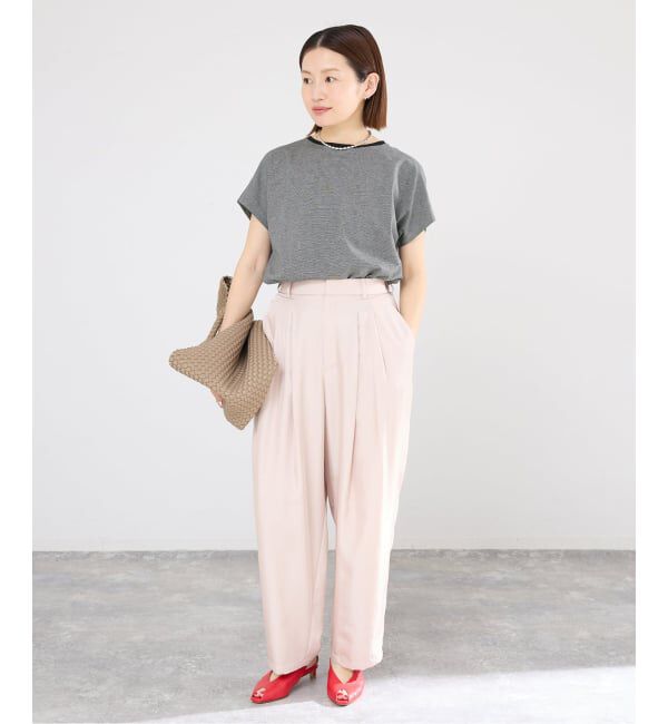 IENA「ATON/エイトン SUVIN 60/2 CAP SLEEVE Tシャツ」|Tシャツ・カットソー|
