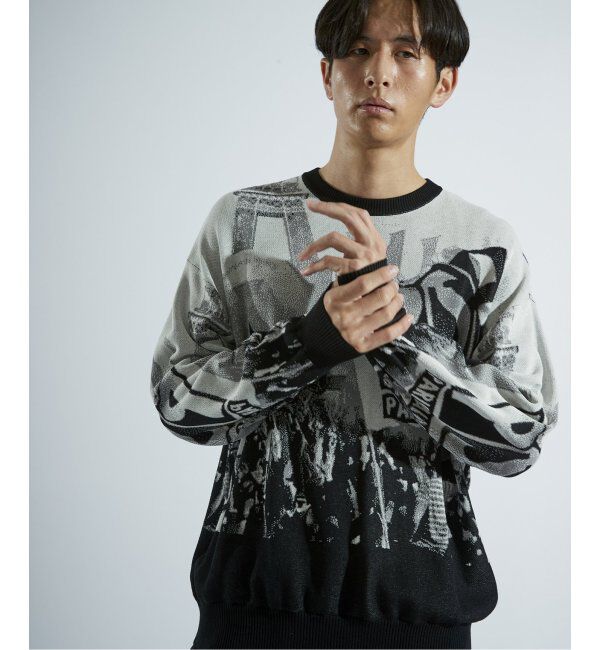 Paris Saint-Germain「【Paris Saint-Germain / パリ・サン＝ジェルマン】 JP Photograph JQ KNIT」|ニット・セーター|