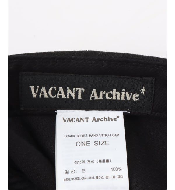 PULP「【Geek Office / ギークオフィス】VACANT Archive / LOVER SERIES HAND STITCH」|キャップ・キャスケット|