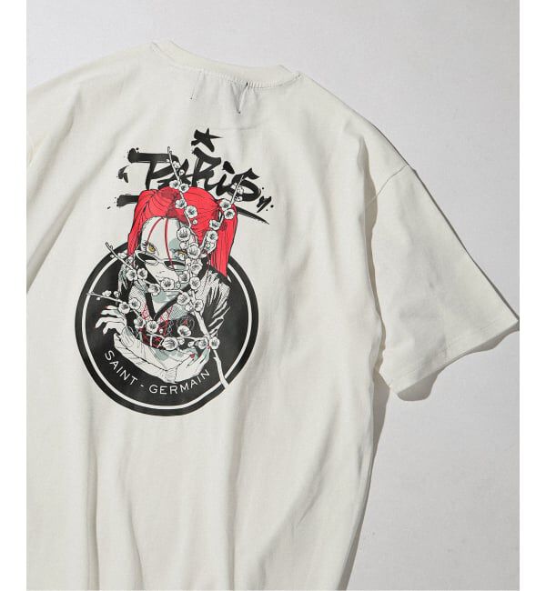 Paris Saint-Germain「【PSG x NAKAKI 】 ART GRAPHIC TEE」|Tシャツ・カットソー|ホワイト