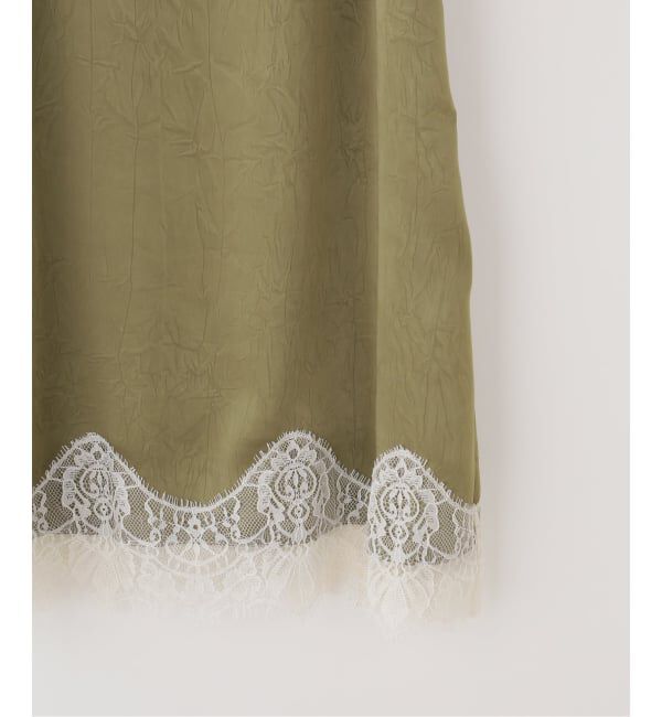 PULP「【Geek Office / ギークオフィス】MILLO WOMEN Crease Lace Midi Dress」|ワンピース|