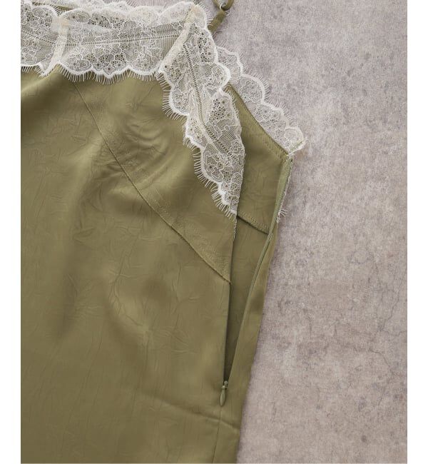 PULP「【Geek Office / ギークオフィス】MILLO WOMEN Crease Lace Midi Dress」|ワンピース|