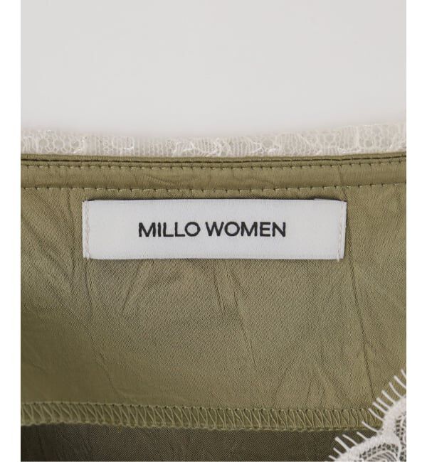 PULP「【Geek Office / ギークオフィス】MILLO WOMEN Crease Lace Midi Dress」|ワンピース|