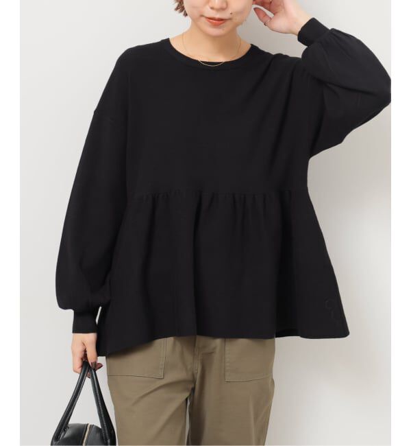 JOURNAL STANDARD relume「《WEB限定追加》ウォッシャブルペプラムプルオーバー」|ニット・セーター|