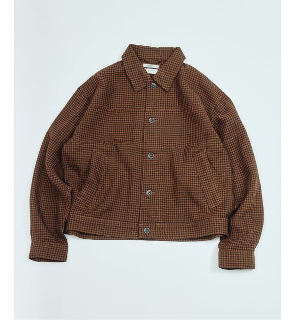 JOURNAL STANDARD relume「European Flax / ヨーロピアン フラックス トラッカー シャツ ブルゾン」|その他|ブラウン B