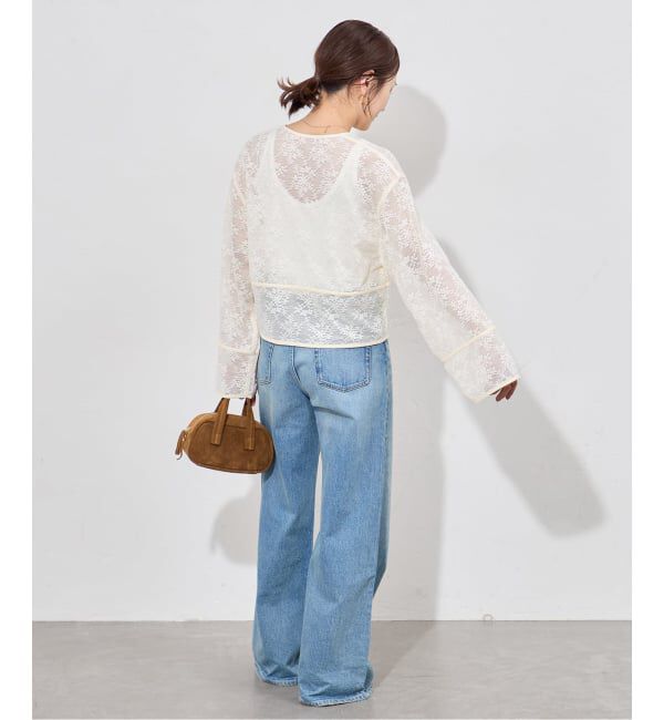 JOURNAL STANDARD「フラワーメッシュカーディガン」|カーディガン|