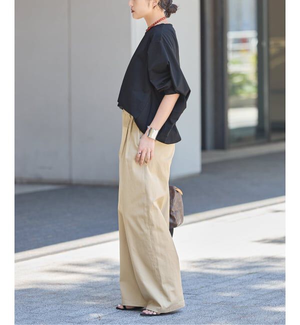 journal standard L'essage「ドライギャバ チノパンツ」|チノ|
