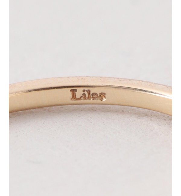 Lilas by Spick&Span「5ピースダイヤステーションピンキーリング K10」|リング|
