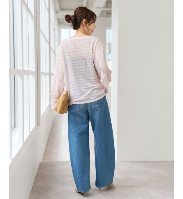 Spick and Span「シアーボーダーTシャツ」|Tシャツ・カットソー|