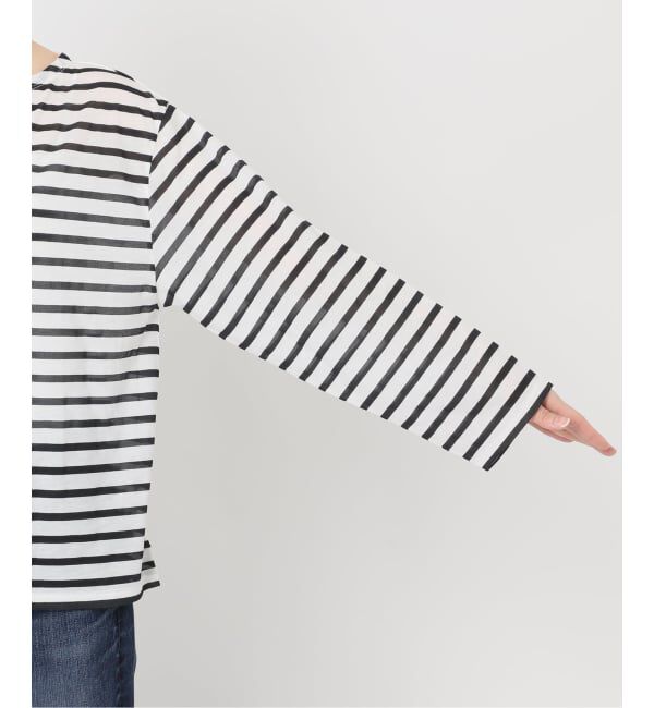 Spick and Span「シアーボーダーTシャツ」|Tシャツ・カットソー|