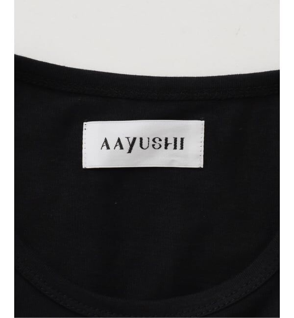 Spick and Span「AAYUSHI / アユーシ ペプラムラッフルTシャツ」|Tシャツ・カットソー|