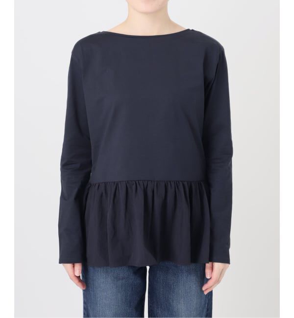 Spick and Span「ドッキングペプラムカットソー」|Tシャツ・カットソー|