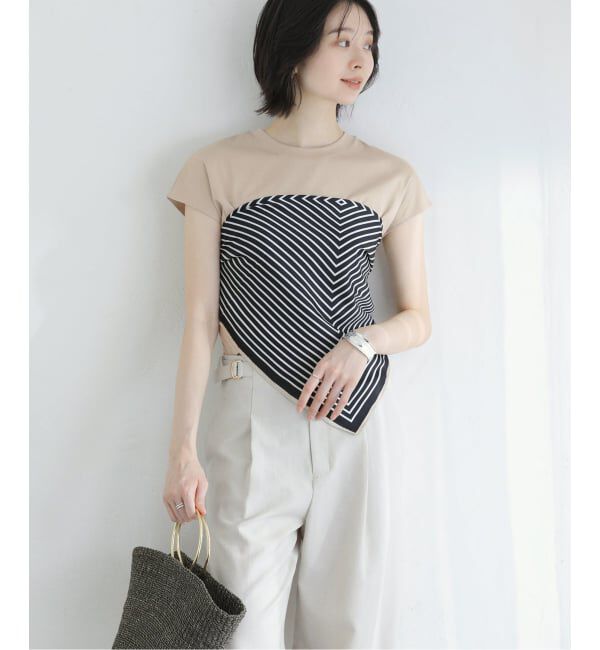  「【洗える】接触冷感スムースハイネックプルオーバー」|Tシャツ・カットソー|